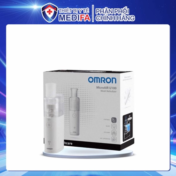 MÁY XÔNG MŨI HỌNG DẠNG LƯỚI RUNG SIÊU ÂM OMRON NE-U100