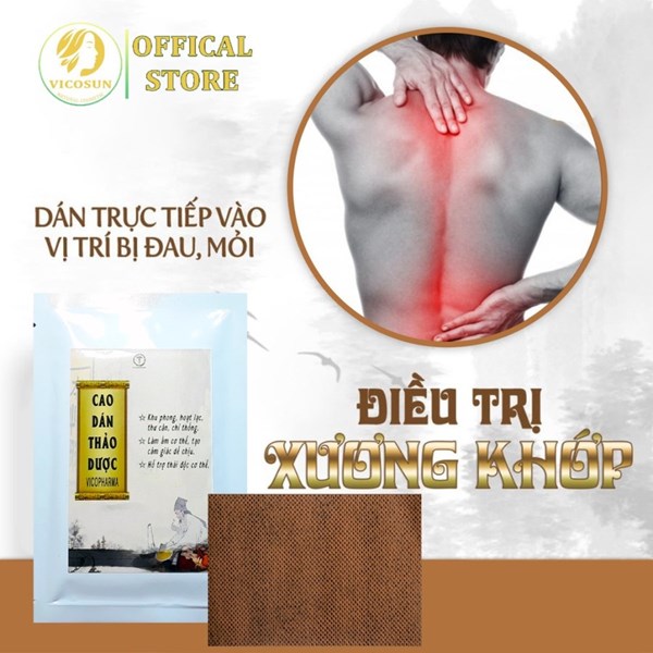Cao dán thảo dược Vicopharma